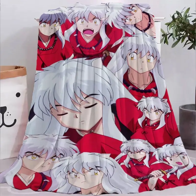 Inuyasha Higurashi Kagome Kikyō Sesshoumaru индивидуальное креативное фланелевое одеяло аниме периферийные устройства для фильмов мультяшное шаль одеяло