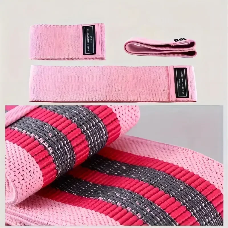 

1-3pcs Squat Yoga Resistance Band Cotton Hip Circle Hip Circle Deep Squatting Hip Circle Elastic Band Rally Band