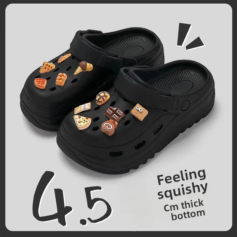 إيفا الكرتون سميكة القاع قباق الأحذية النسائية نمط حار بيع الموسم جديد الصيف أزياء ملابس خارجية زيادة رئيس الشاطئ