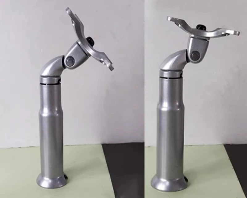 Locking-type LCD monitor stand, desktop computer stand, medical fixation, rotatable and height-adjustable stand