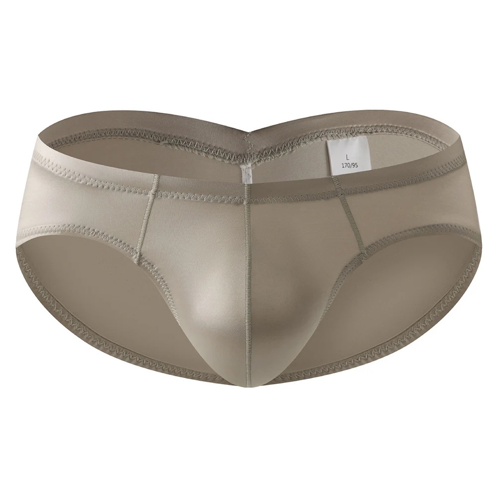 Men Exercise Underwear Soft Elastic Fitness Brefs Bulge Pouch Ultra-thin Breathable Bottoms Butt-lifting Man Bikini