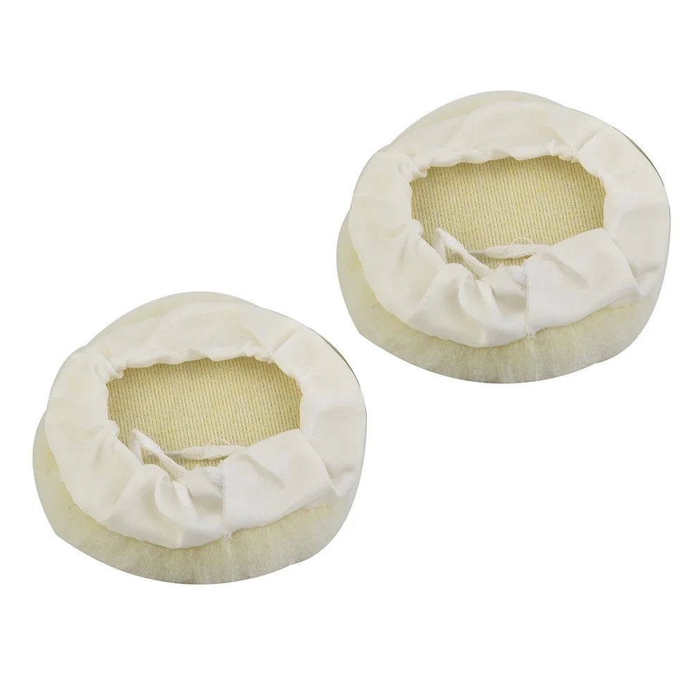 

Brand New Buffing Pads Set Washable 125mm 5inch 6Pcs Accessories Bonnet Buffing Wheel Pad Lamb Wool Automotive
