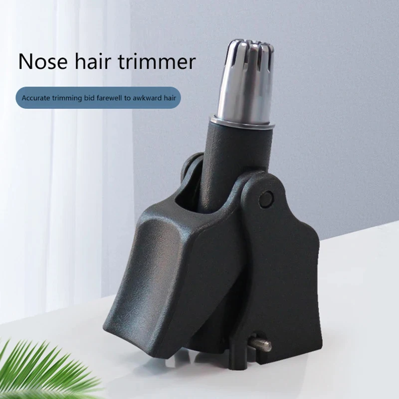 New Manual Nose Hair Trimmer for Men and Women 360° Rotating Trimmer Washable Stainless Steel Portable Ear Hair Manual Remover