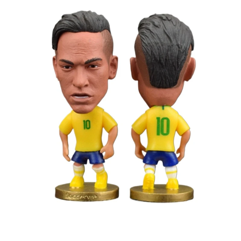 Futebol Figurines Resina Brinquedos, Hight Mini Futebol Boneca, Messicr7MBP