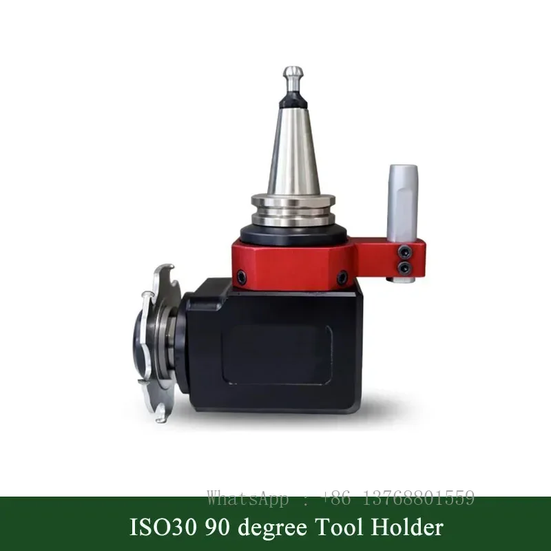 

ISO30 90 Degree Single Head Cnc Angle Head High Speed ATC Spindle Tool Holder For Saw Bit Blade / ISO30-ER20 ER25