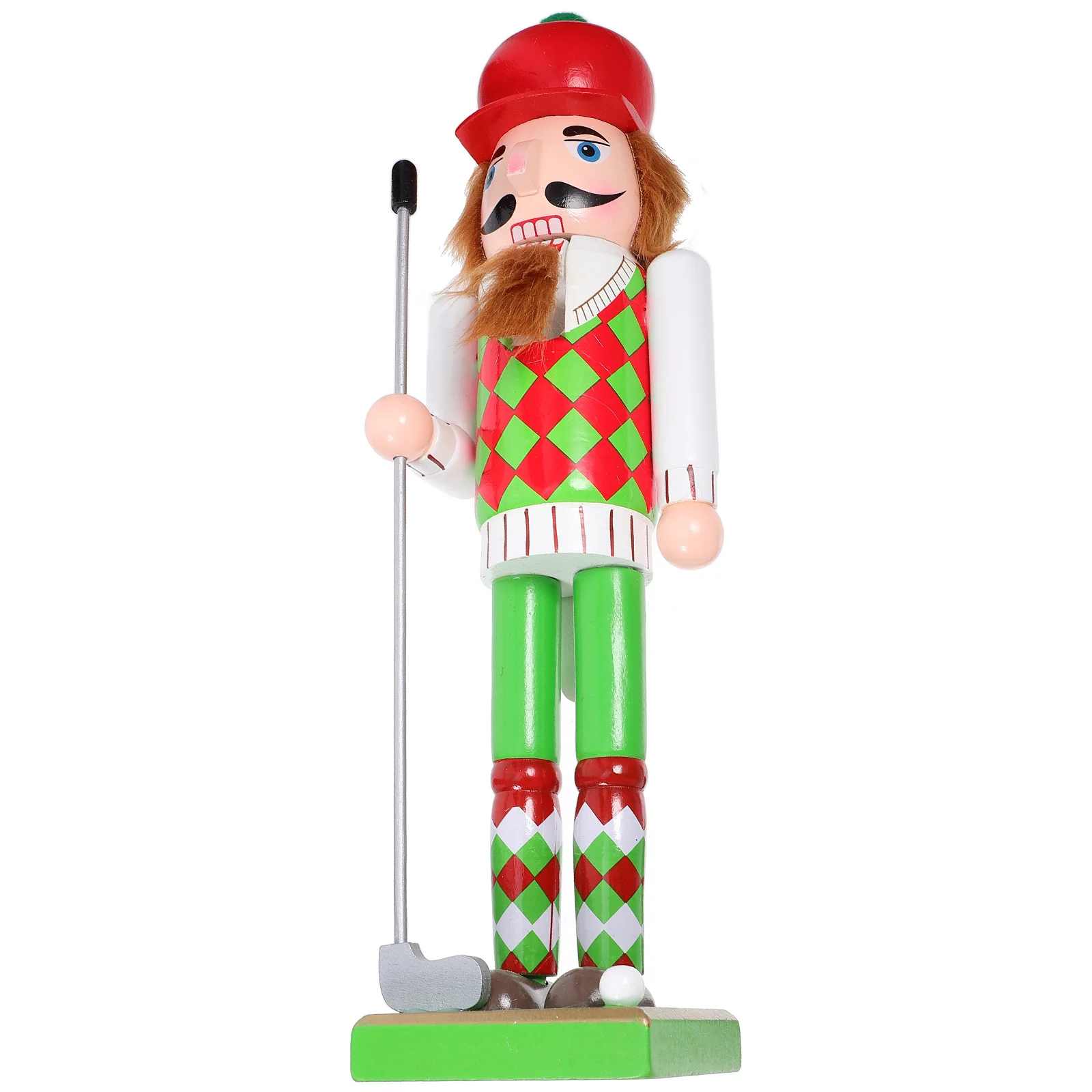 

Wood Nutcracker Christmas Decoration Desktop Holiday Decor For Home Mantel Shelf Table Display Xmas Gift Wooden Nutcrackers