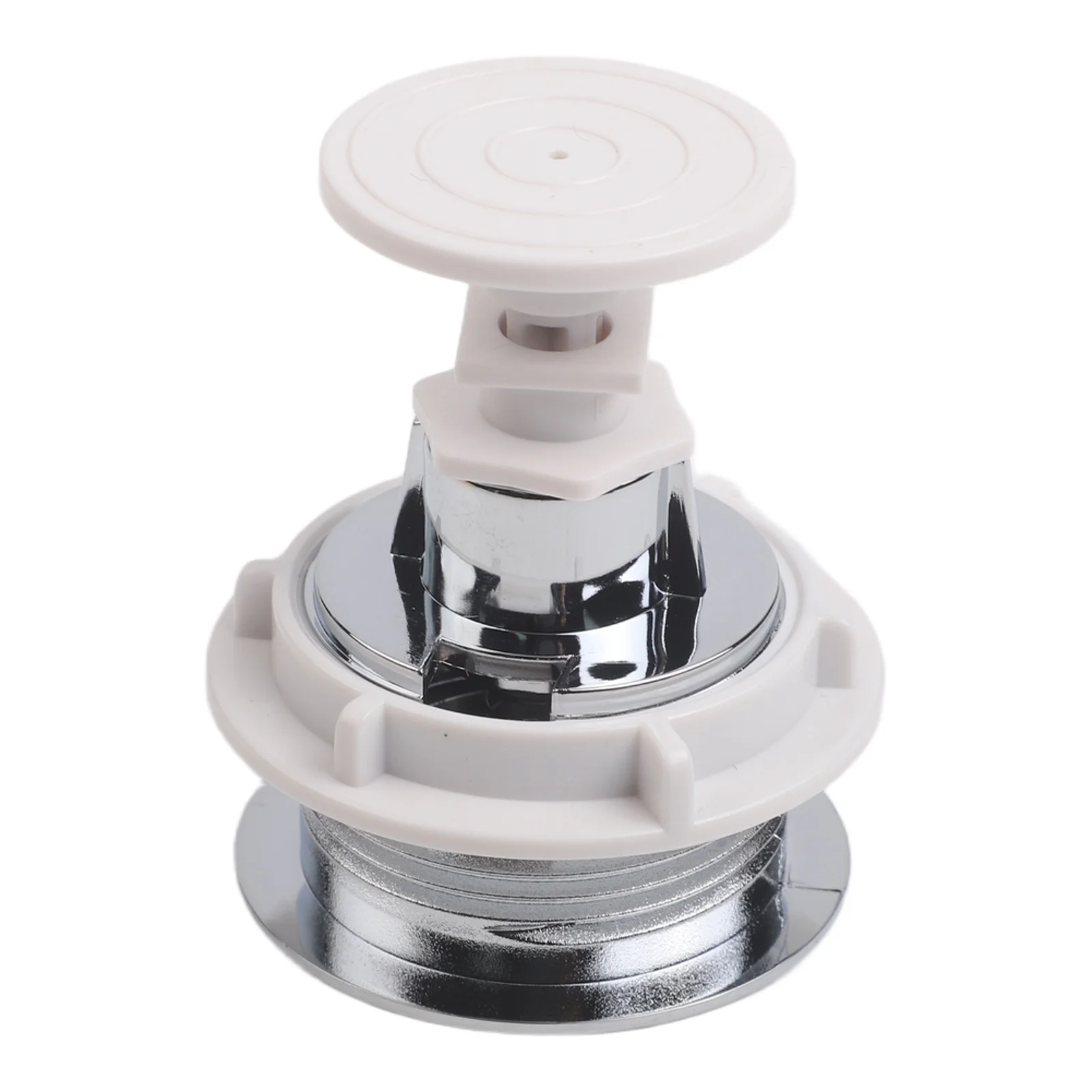 ABS-Material For Toilet Flush Button for Standard Tank Installation Single Button Layout for Dependable Activation