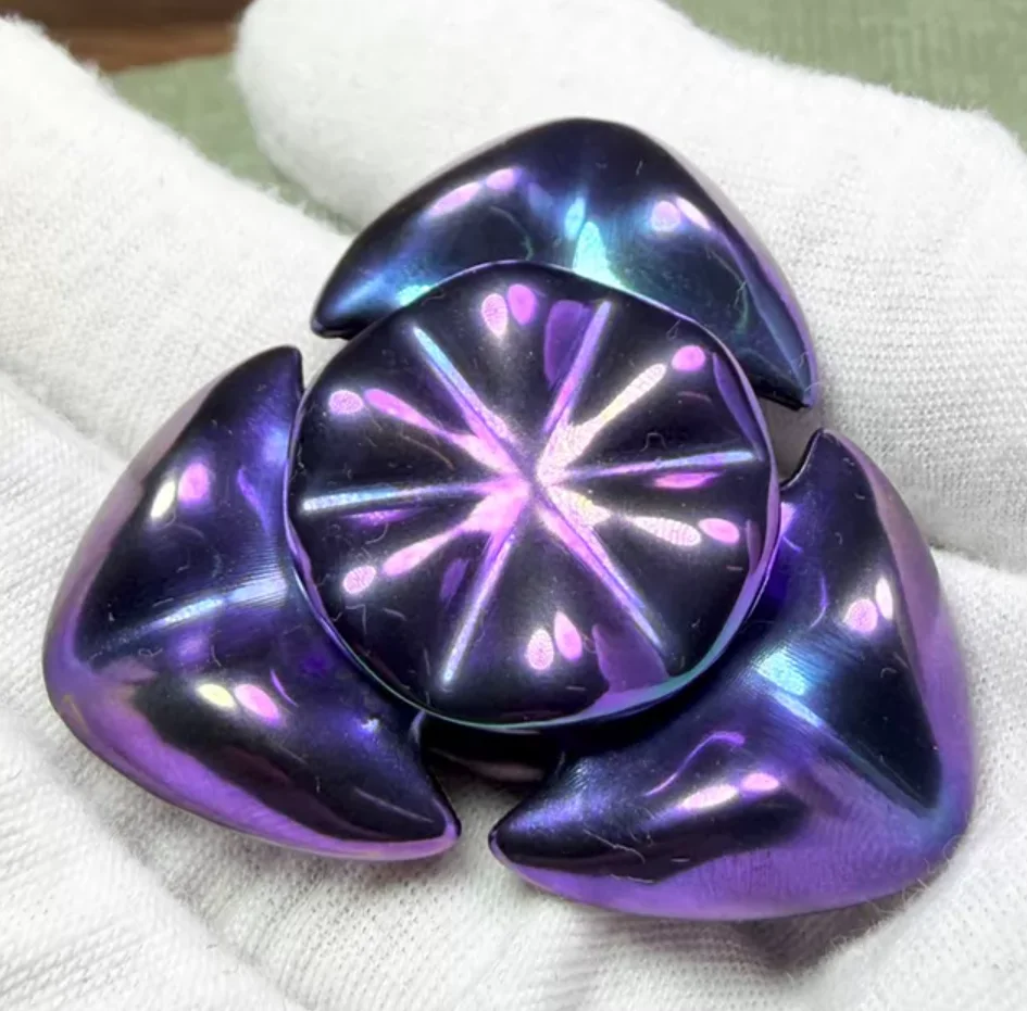 Used EDC Cold Rain Squid OG1.1 Wu Rainbow spinner Fingertip gyroscope Decompression toys