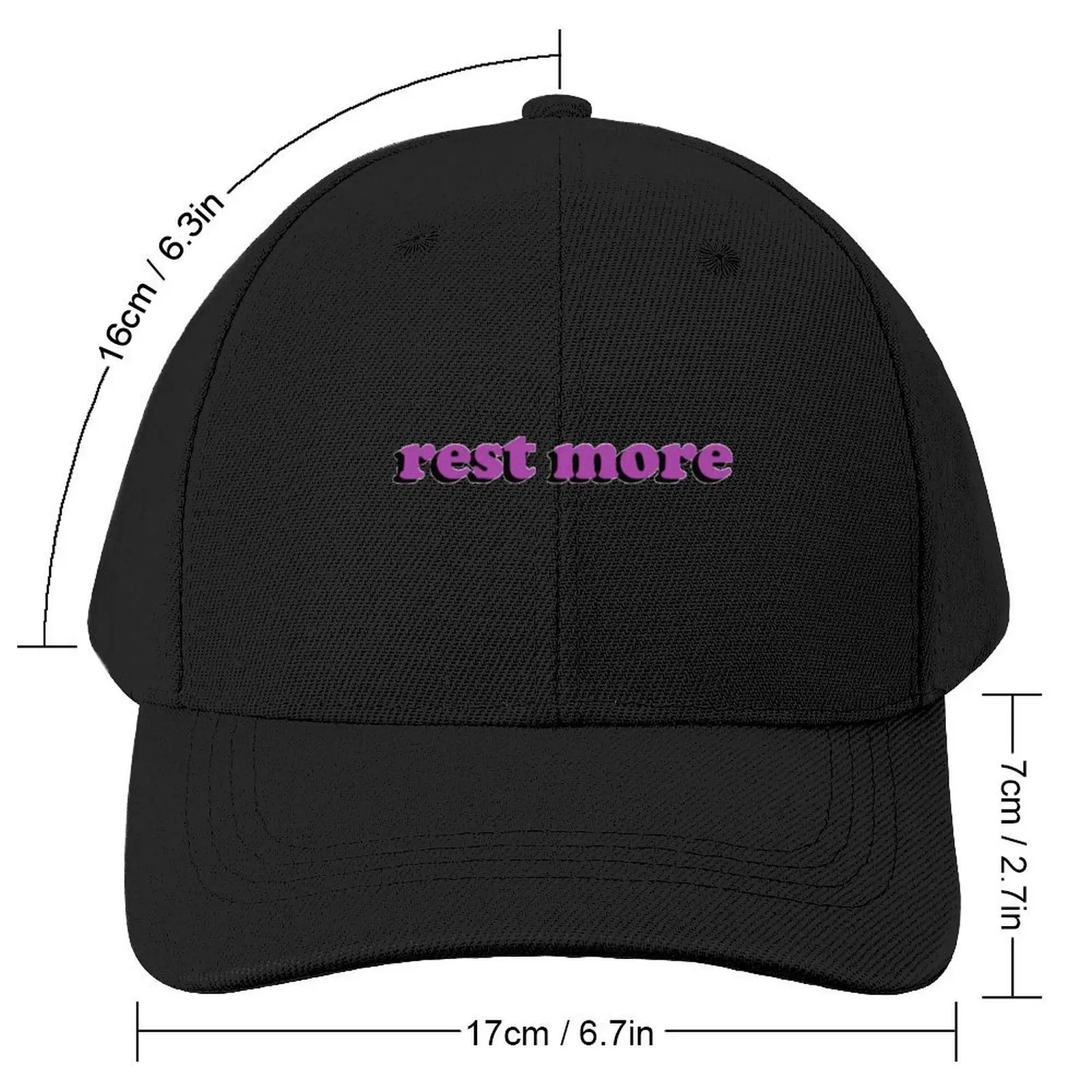 rest more Baseball Cap Fashion Beach Designer Hat summer hat hiking hat Hats For Men Women's