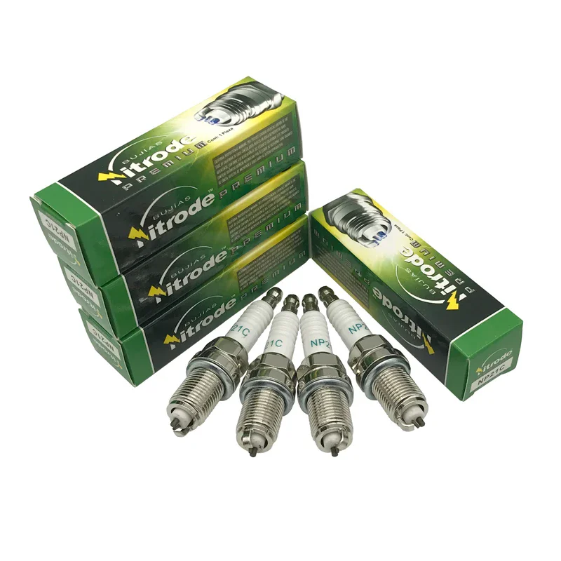 4 6 PCS open double spark Plug NP21C FOR IK16 BKR5E BKR5EIX PK16TT BKR5E-11 BKR5EIX-11 NISSAN TOYOTA ISUZU MITSUBISHI JAGUAR