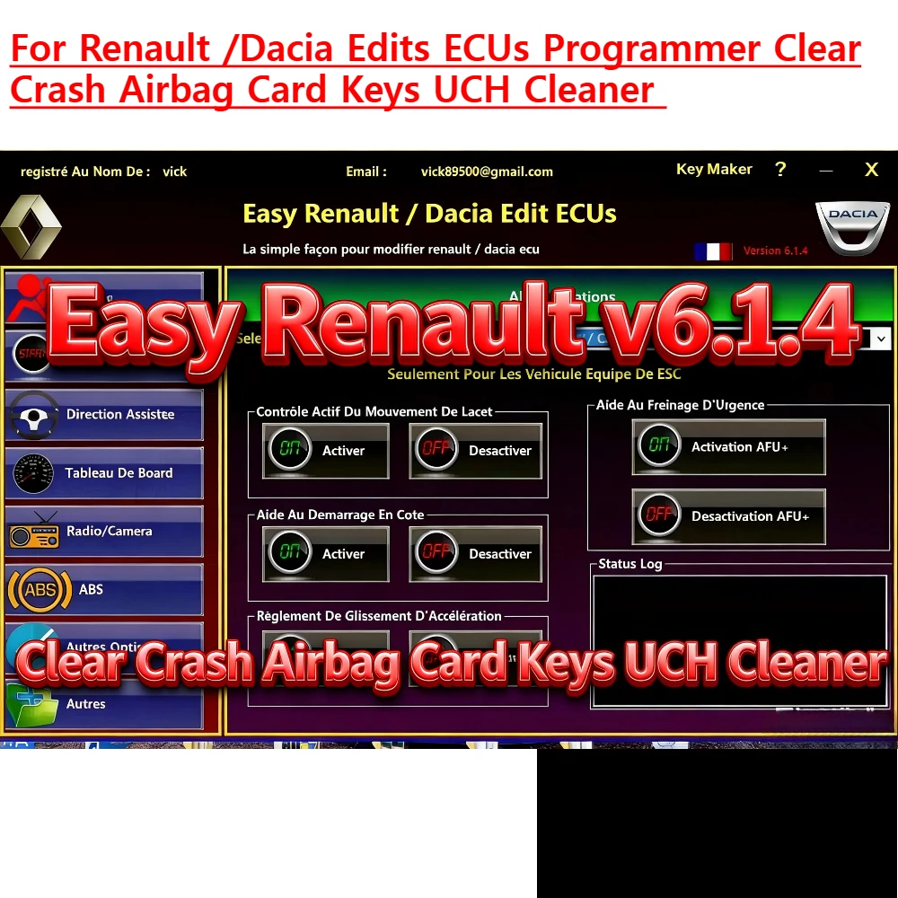 For Renault Ecu Pro…