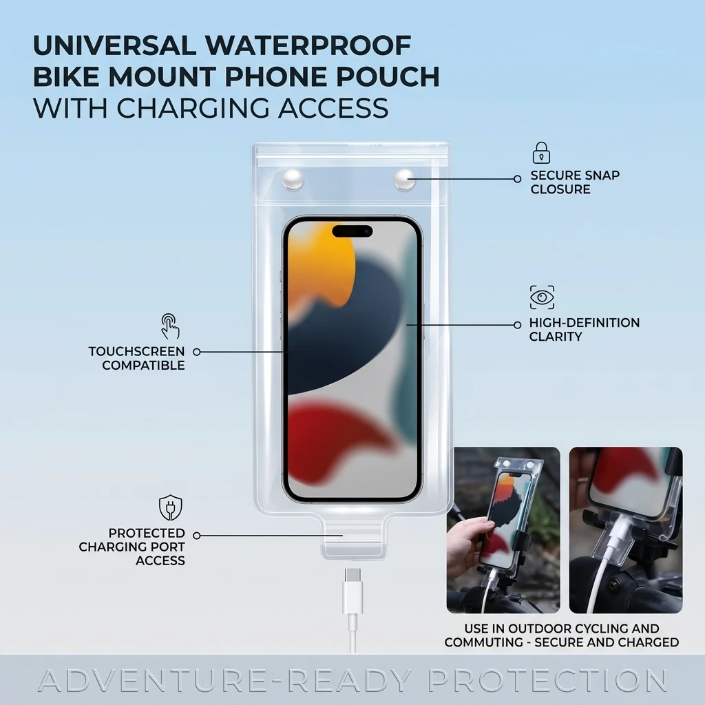 Portable Waterproof Phone Sealed Bag Mobile phone holder waterproof bag Summer Swimming Phone Protector Case