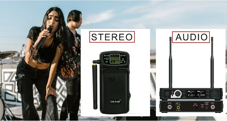 TLF Xtuga Prezzo di fabbrica M802 Sistema intrauricolare wireless stereo professionale UHF nell'orecchio