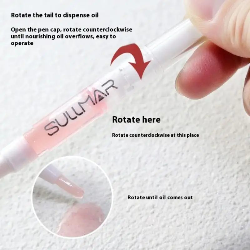 Óleo de cutícula para cuidados com as unhas, caneta de óleo nutritivo para reparação de unhas, 15 odores, 5ml, esmalte em gel para nutrir a pele, tratamento de manicure