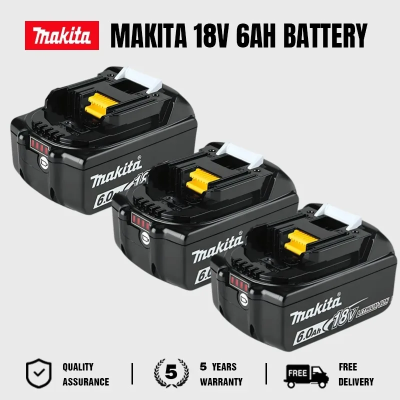 Makita DDF487 Bürstenloser Bohrschrauber 18V Akku-Lithium Wiederaufladbarer Elektrischer Schraubendreher mit Variabler Geschwindigkeit Handwerkzeug