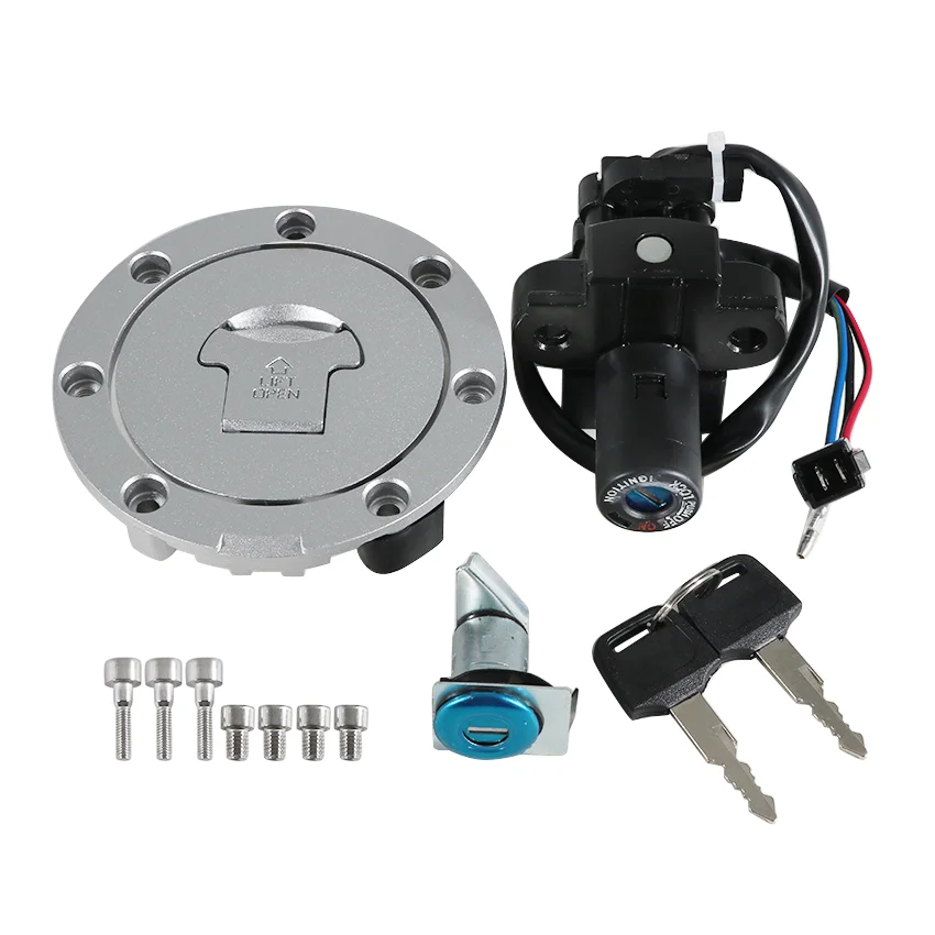 Ignition Switch Fuel Gas Cap Seat Lock Key Kit For Honda CBR600 CBR900 NSR250 MC18 MC21 CBR250 MC19 MC22 CBR400 NC23 NC29 Parts - view 6
