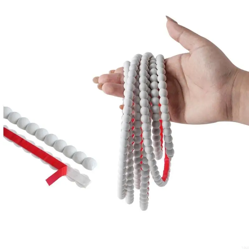 Flexible Adhesive Trim Molding PVC Bendable Molding for Mirror Frames, Cabinet Doors, Furniture Edging, Wall Panels Y5GB