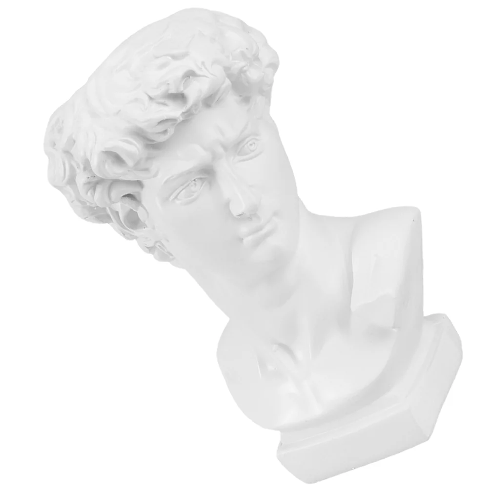 Flower Pot Pen Holder Statue of David Makeup Brush Statues White Holders Greek Child