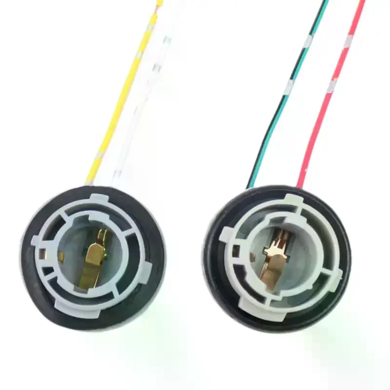

2Pcs Auto Led Lights Bulb Socket Connector 1156 Angled BAU15S Lamp Holder P21W Adapter Car Light Base