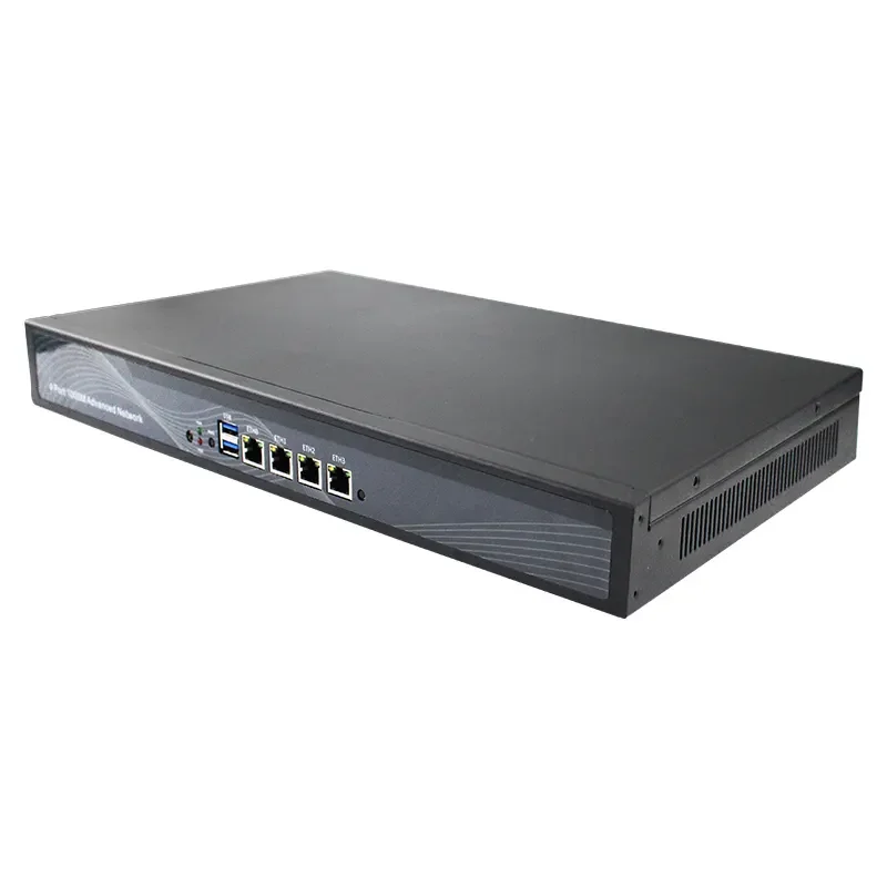 1U Rackmount جدار حماية الأجهزة إنتل سيليرون J1800 J1900 N2840 مع 4 إنتل NICs لينة راوتر pfSense OPNsense