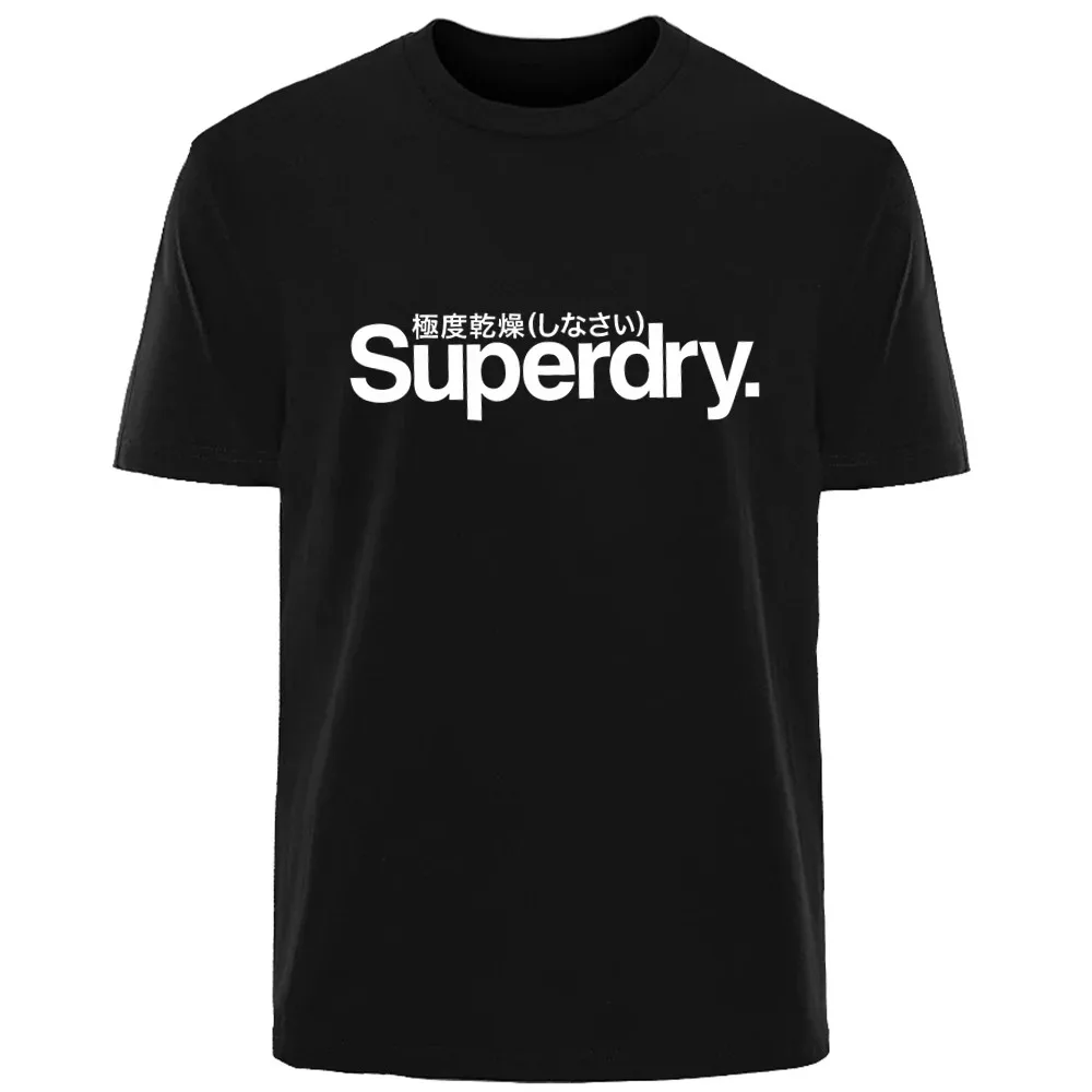 

Retro Simple Superdry Letter Summer Men Women Cotton Comfortable Breath Casual Fashion TShirt Outdoor Street Clothing For Men