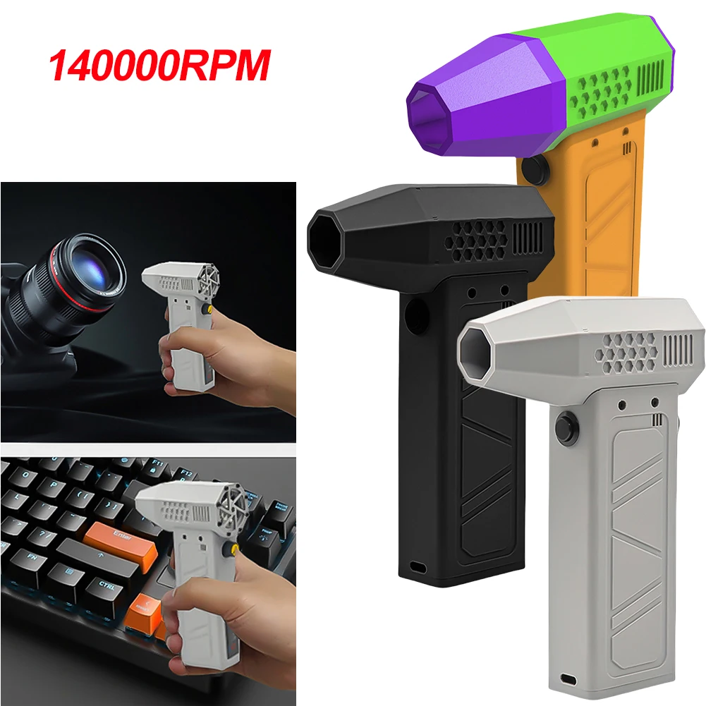 

Mini Turbo Jet Fan 140000RPM Violent Blower 64m/s Brushless Motor Handheld Duct Fan Portable Turbo Fan Computer Keyboard Cleaner