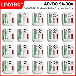 Universal Garage Door Gate Remote Control Receiver 300 a 868 MHz Receiver AC/DC9-30V Gate Controller Opener Transmitter
