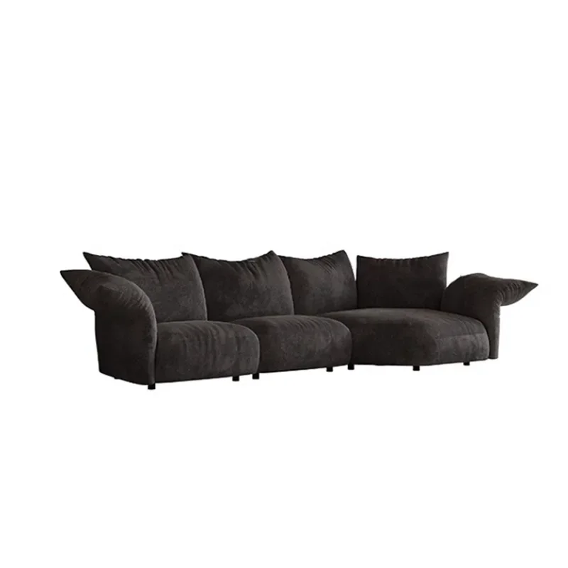 fabric chenille petal sofa living room module special-shaped corner Internet celebrity French retro style