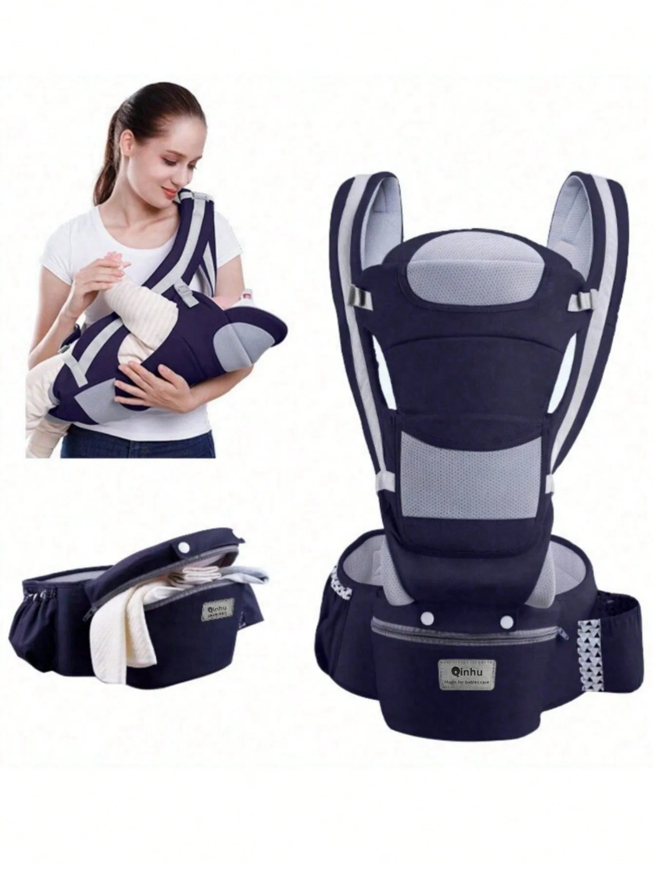 New stretchy sling wrap belt Adjustable Hip Seat Newborn Outdoor Waterproof brestfeed soft structure Kids Baby Belt Carrier