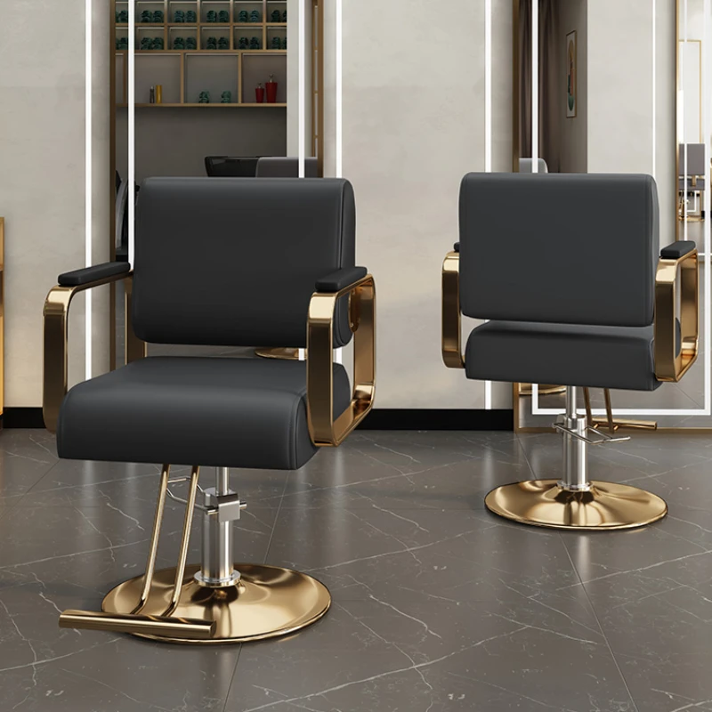 

Hairdressing Salon Armchairs Chair Hair Stylist Swivel Beauty Chairs Wheels Barber Shop Professional Items Styling Reclining