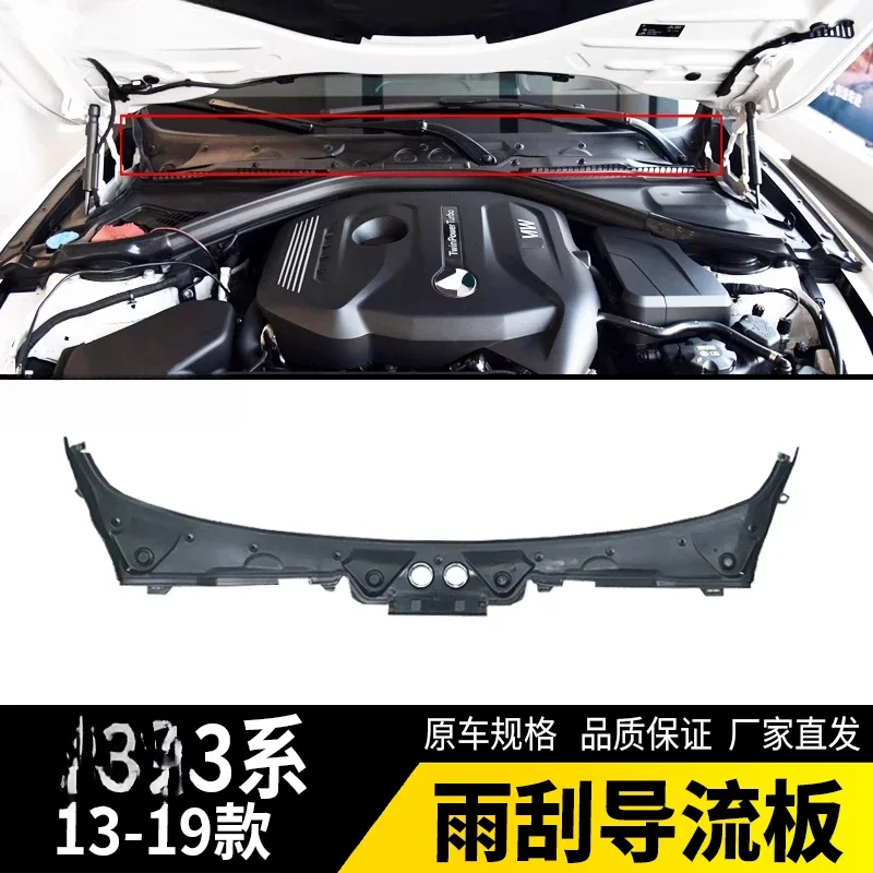 

3 series F35 front windshield 316 wiper 318 rubber strip 320 water 328 slot 330I baffle