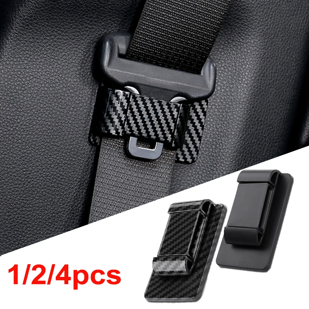 Car Seat Belt Limiter Buckle Non-slip Stopper Fixed Clip Auto Seat Belt Holder Stabilizer Fastener Adjustable Clip Universal