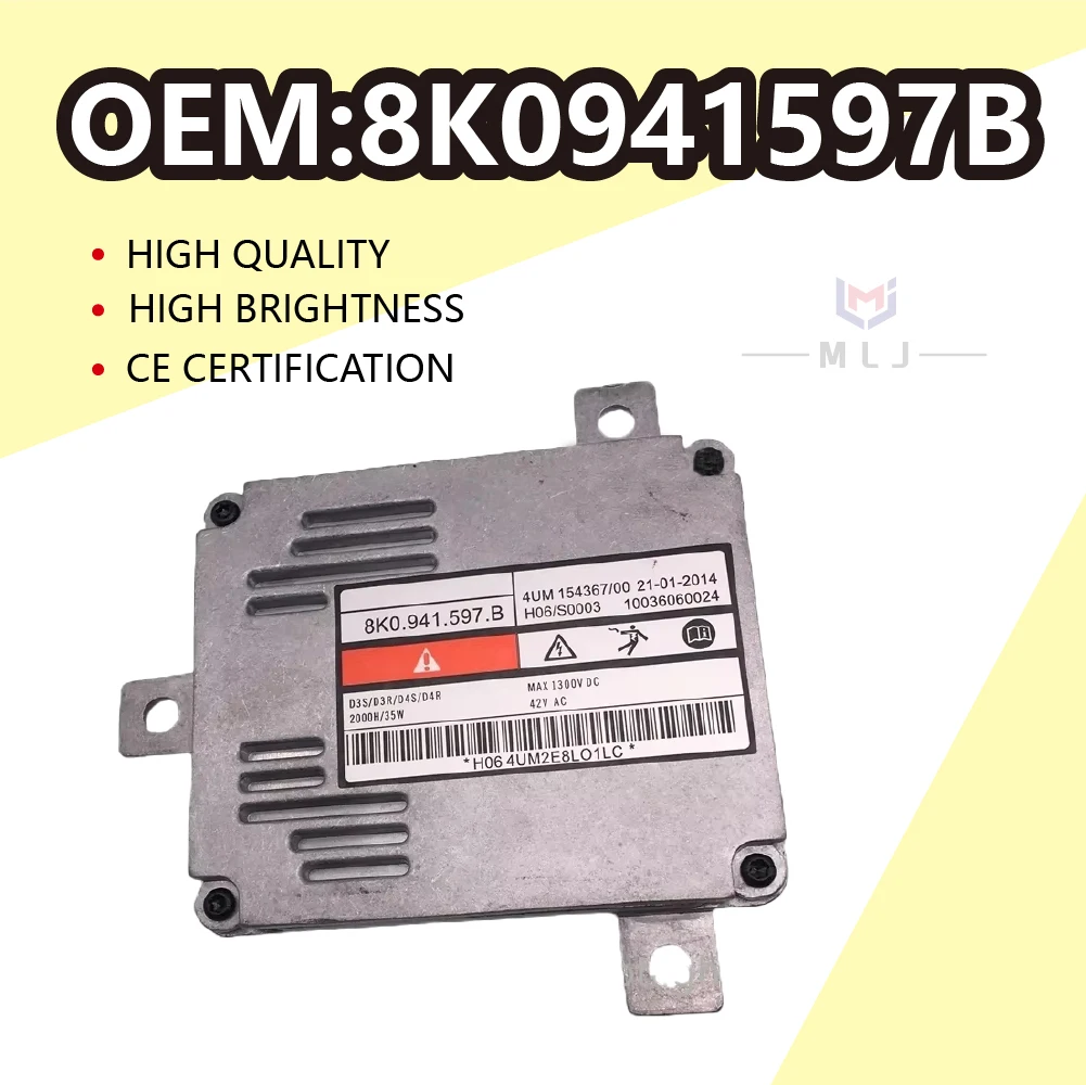 

8K0941597E W003T22071 For Audi A1 A3 A4 A5 A6 A7 A8 Q3 Q5 Q7 2008-2016 For VW Xenon Headlight HID Ballast Module Car Accessories