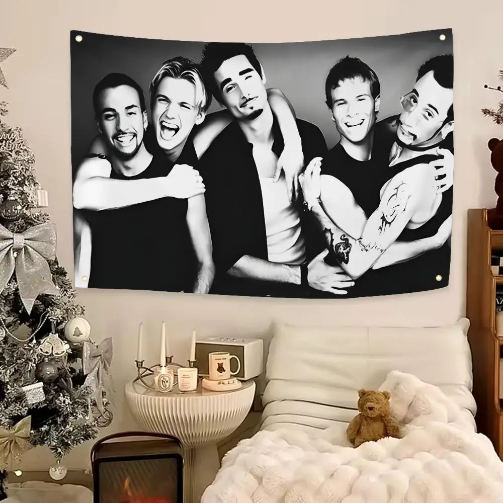 Legendary Boy Band Backstreet Boys Flags Aesthetic Wall Hanging Flag Banner Bedroom Living Room Home Decor Large HD