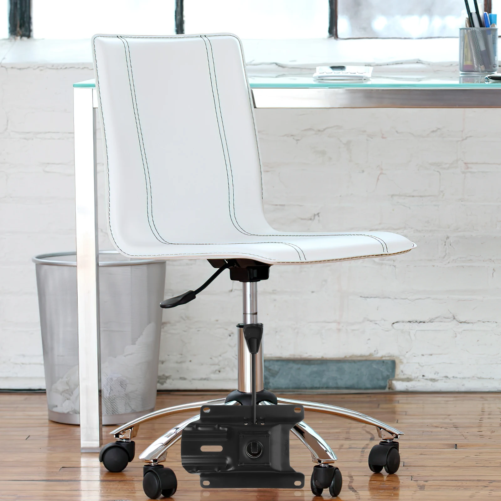 Office Chair Tray Accessories Heavy Duty Iron Base Replacement Swivel Mechanism Desk Gaming Adjustable Stool Parts