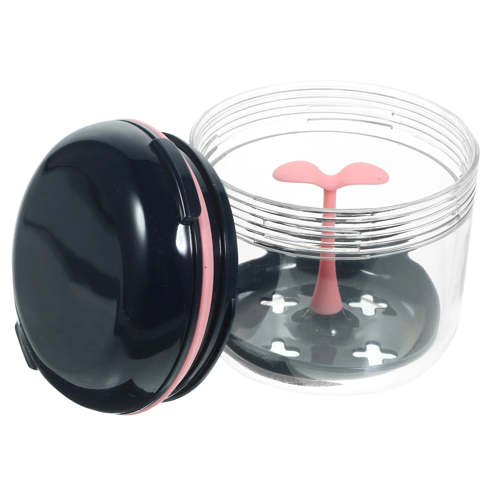 1 مجموعة صندوق أسنان قابلة لإعادة الاستخدام مانعة للتسرب المحمولة التجنيب لنقع الأسنان كاذبة صغيرة البلاستيك تقويم الأسنان هدفين التخزين #3