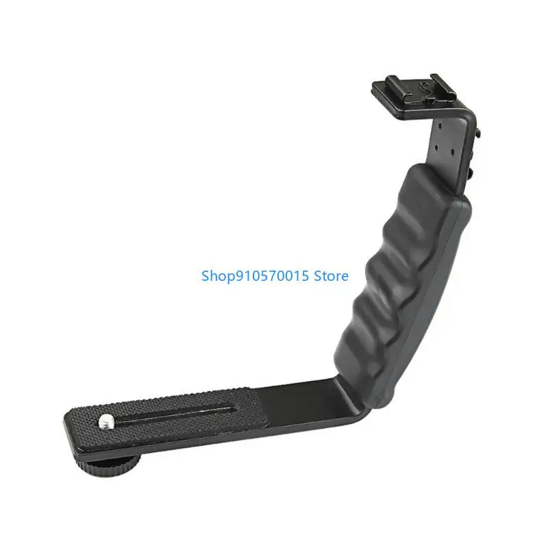 B95C Practical Flash Camera Grip L Bracket Holder Cold Shoe Mount DSLR Holder Photography With Cold Shoe Adapter Universal