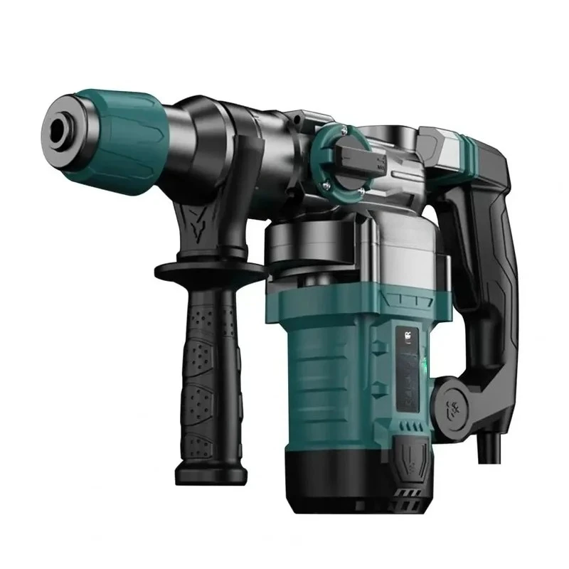 3-in-1 Rotary Hammer Drill, 1-1/4 Inch, 13 Amp Heavy Duty Power Tool with Safety Clutch, Includes Chisels and Drill Bits