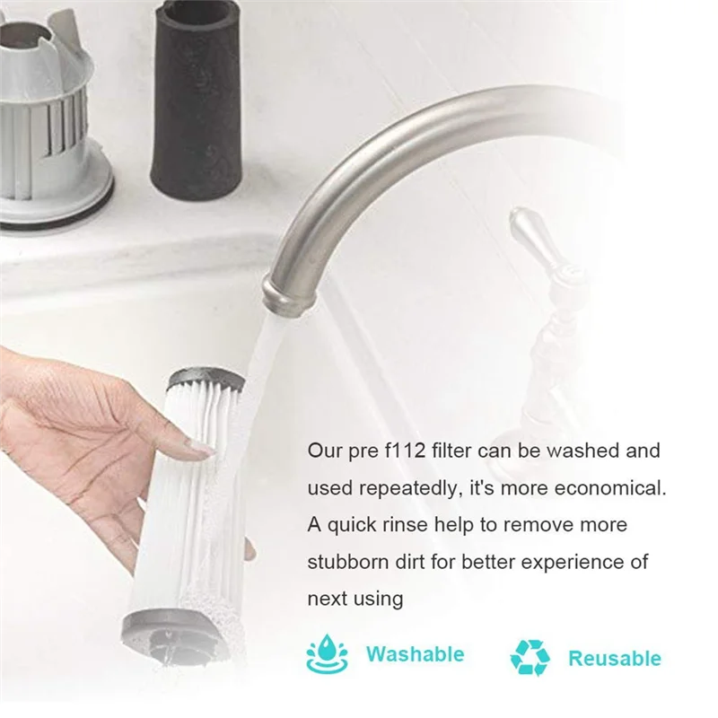 4 шт. запасные части HEPA-фильтры для моделей Dirt Devil UD20124 F112, аксессуары для пылесосов