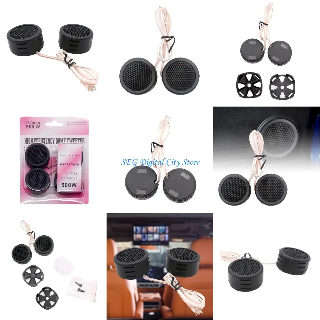 

U75B Automotive Dome Tweeter Speaker Sound Reproduction Metal Frame