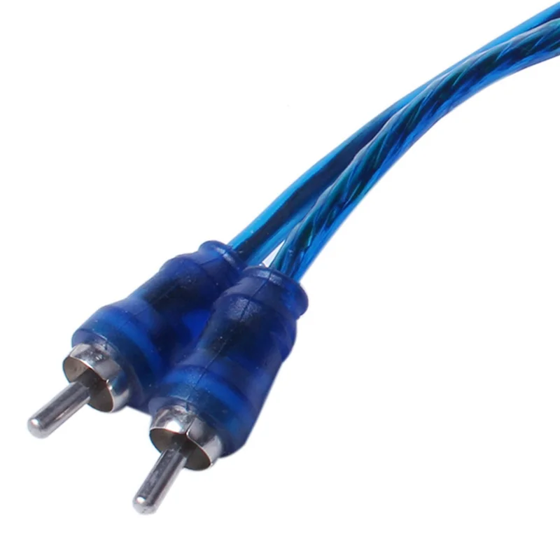 18 Pcs Audio Connection For 1 RCA Female To 2 RCA Male Adapter Splitter Cable