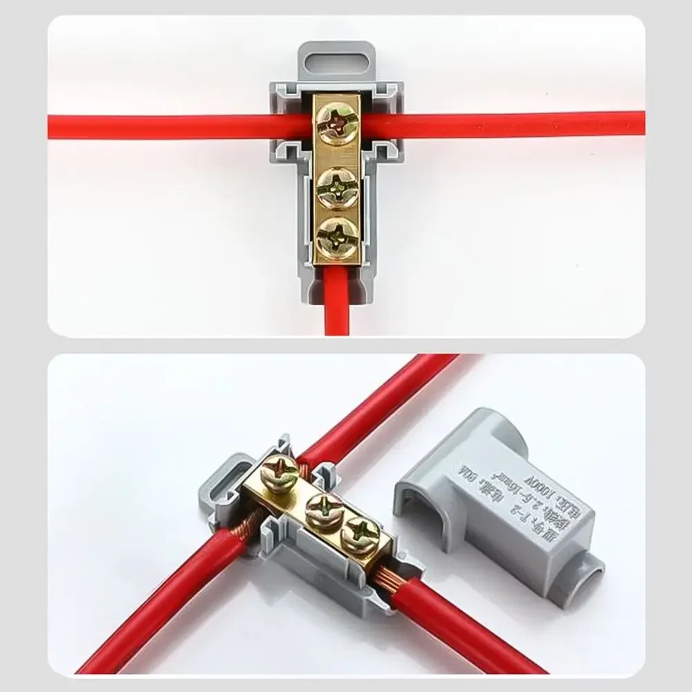High Power Quick Terminal Block T Type Cable Connector Electrical Wire Connector Coupling