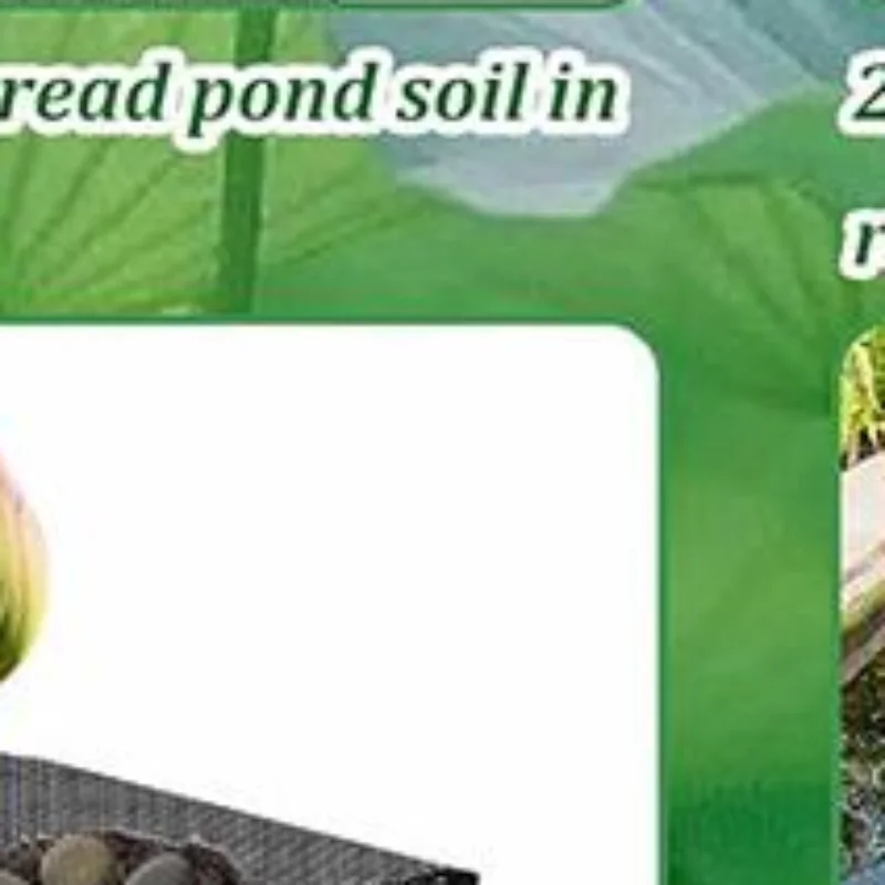 

4 шт. черные сетчатые корзины для посадки растений в пруду, квадратные и круглые мешки для водяных лилий из ПВХ с прочными ручками для украшения аквариума и сада