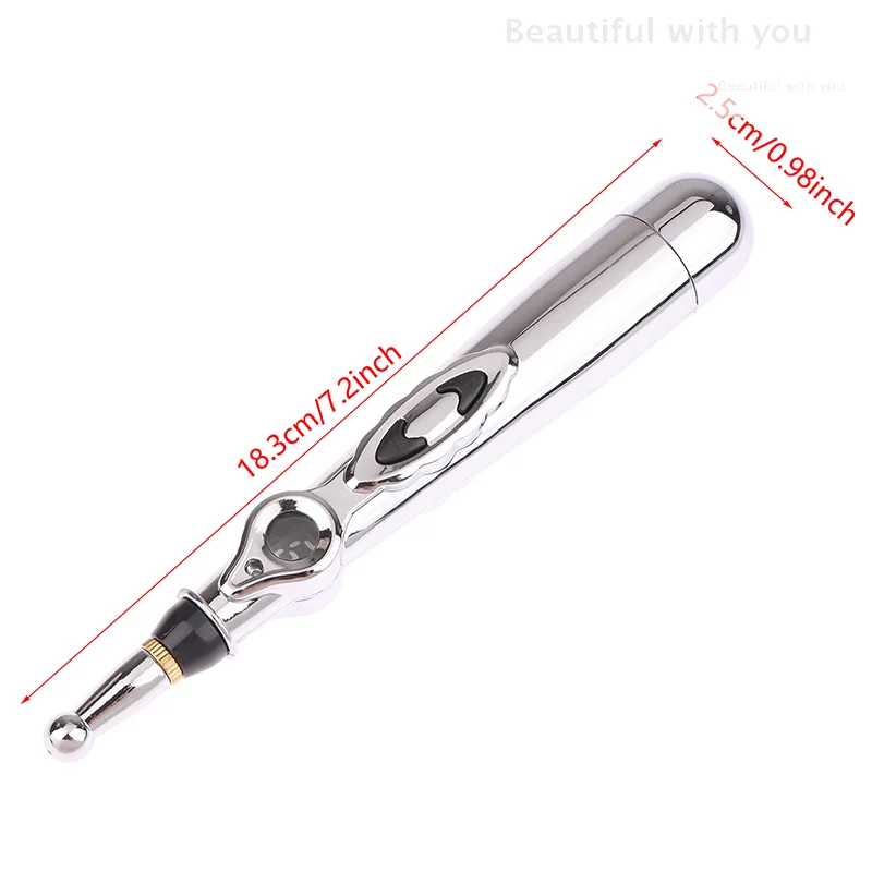 Electric Acupuncture Point Massage Pen Pain Relief Laser Therapy Electronic Meridian Energy Pen Body Head Back Neck Leg Massager