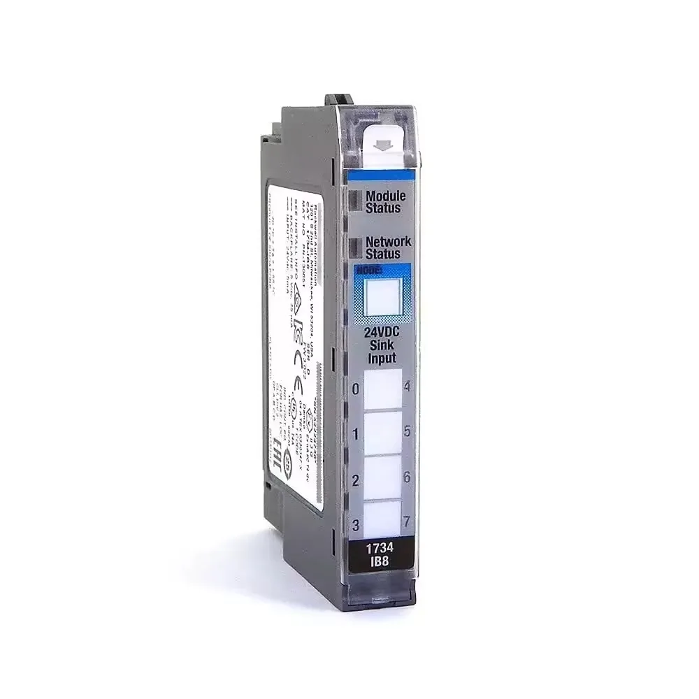 1734-OB8/C PLC Controller Module New    Point Digital DC Input Module Copper Plastic Aluminum Steel PLC Programming