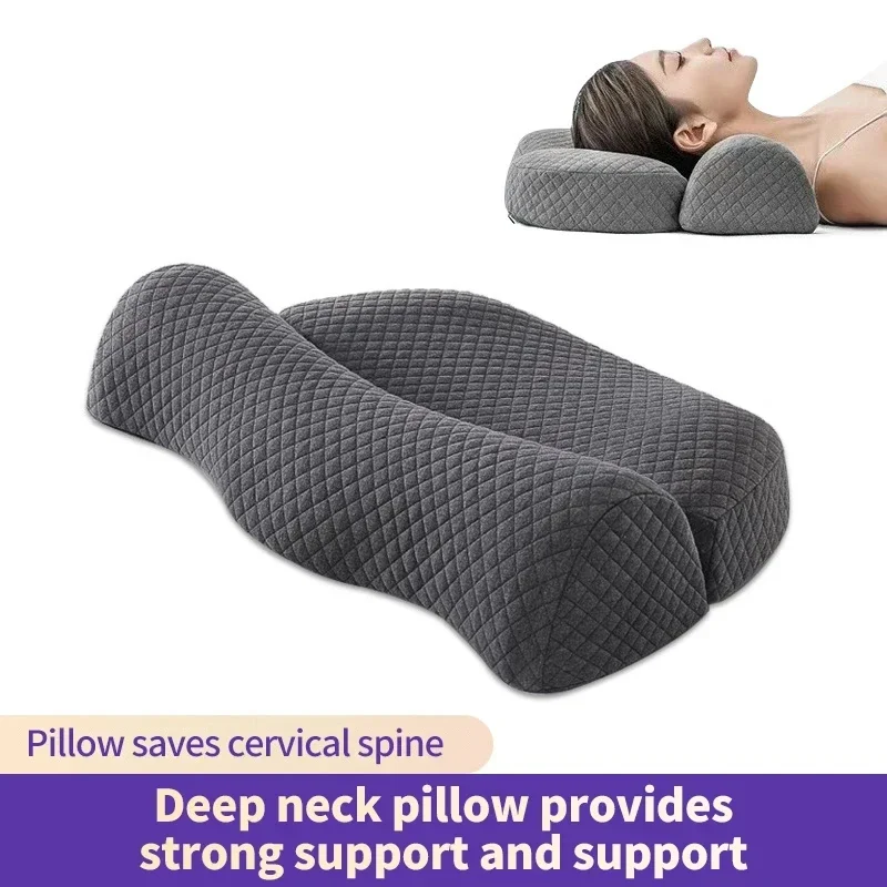 

2025 New Cervical Pillow, Memory Foam Contour Pillow, Bed Pillows for Side Sleeper Ergonomic Orthopedic Sleeping Pillow