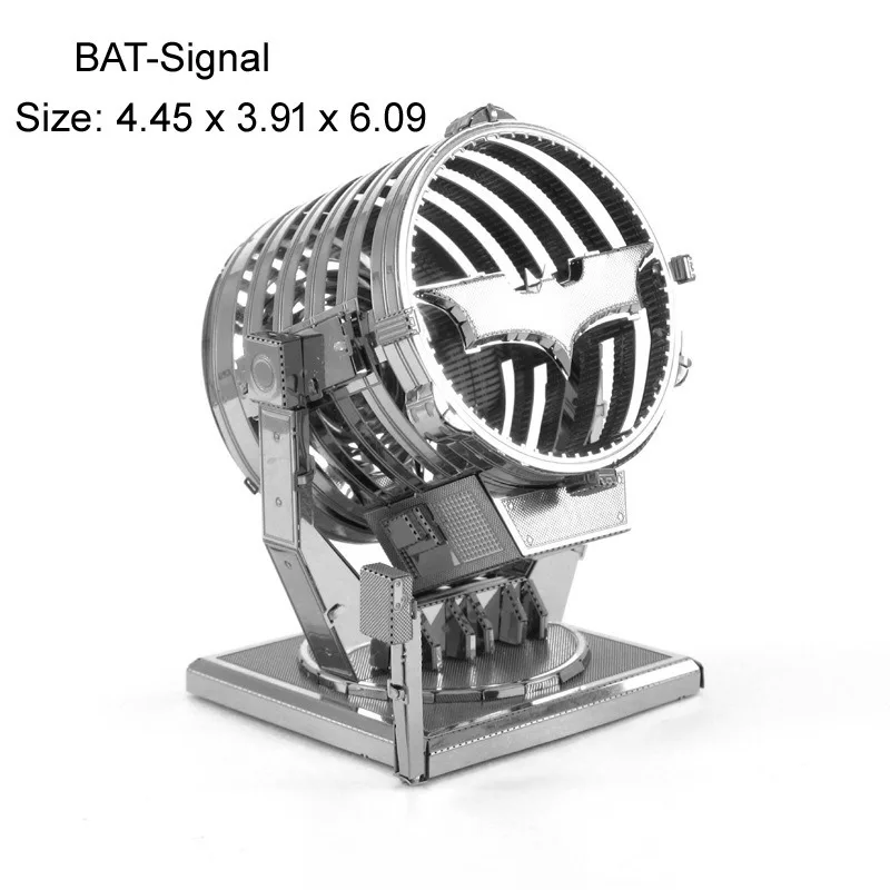 نموذج تجميع معدني لتقوم بها بنفسك لغز ثلاثي الأبعاد 1989 Batmobile الكلاسيكية Batwing العدالة Dawn Batmobile الحرف اليدوية زخرفة مهرجان الهدايا #4