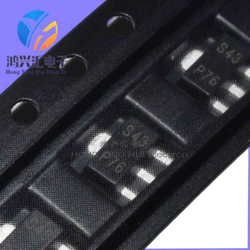 10PCS Genuine Original PBSS4350X, 115 SOT89 Package, Silk Screen S43, Triode