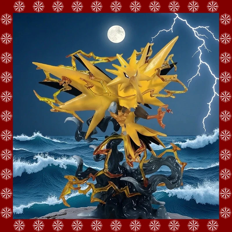 

Фигурка Покемон Запдос, аниме-персонаж, модель статуэтки Запдоса, коллекционная кукла, украшение для стола, игрушки, подарки на день рождения для детей