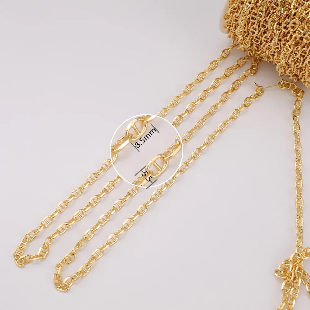 

WT-BC203 WKT 2023 Attractive 18K Gold Plated Chain New Design DIY Jewelry Accessories Necklace Beautiful Chain Accessories